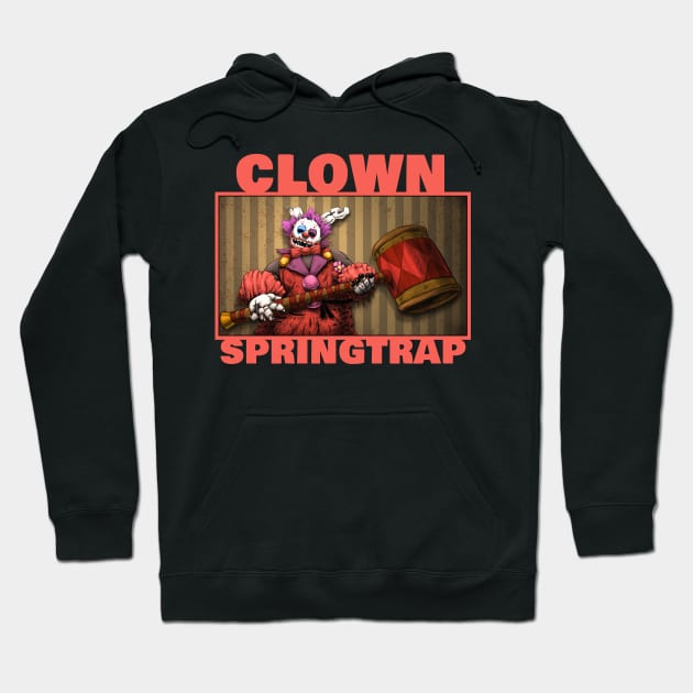 FNAF Clown Springtrap Hoodie by halegrafx